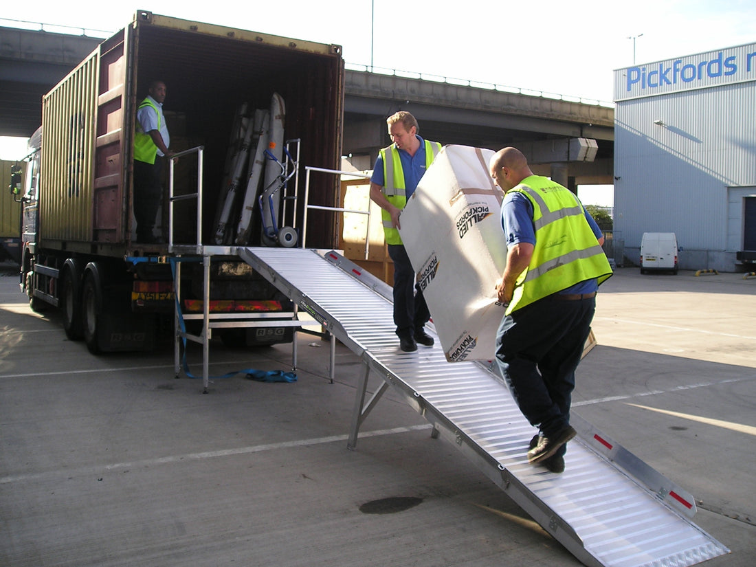Quick Ramp Transfer How to transfer items to and from your van safely | Alloy Ramps – Alloy ...